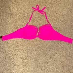 Hot pink bikini top! VS.